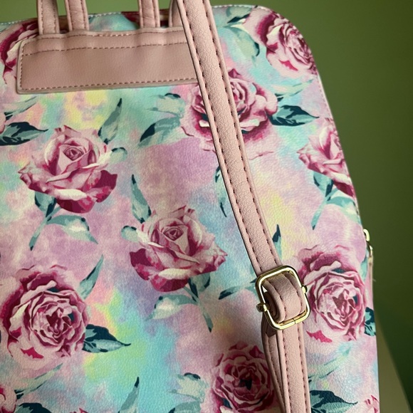 Floral Pink Backpack by Betsey Johnson - Picture 5 of 13